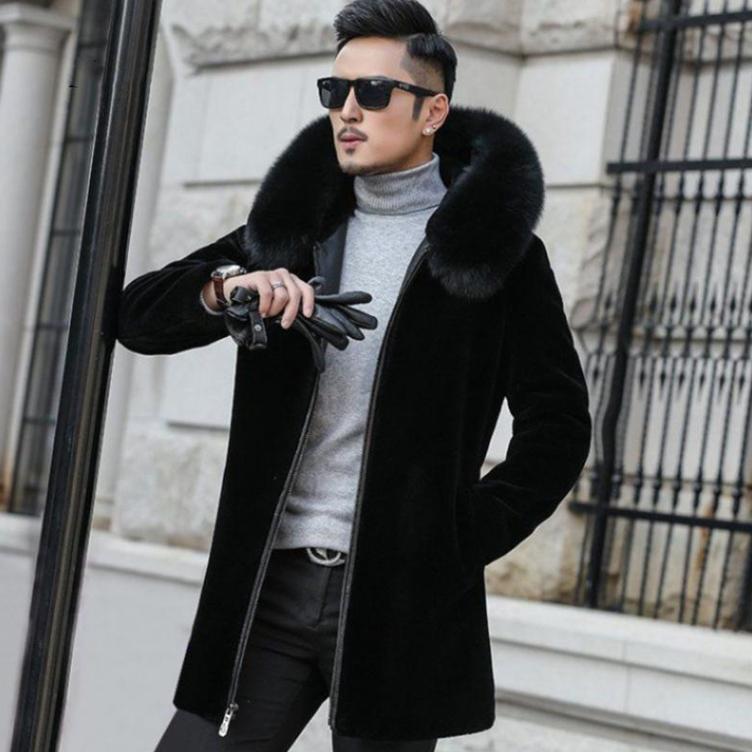 Funki Findz | Jackets | Men's Winter Faux Fox Fur Luxury Jacket