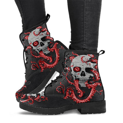 Funki Findz | Boots | Women's British Style Lace up Ankle Boots