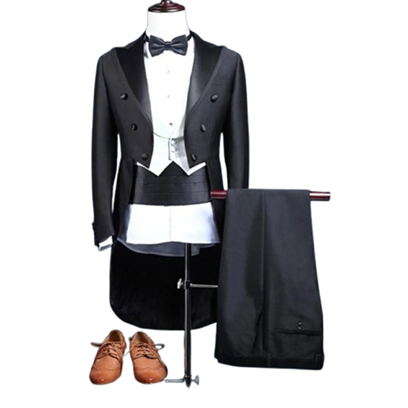 Funki Findz | Suits | Men's 3 Pcs Tailored Wedding Morning Suit