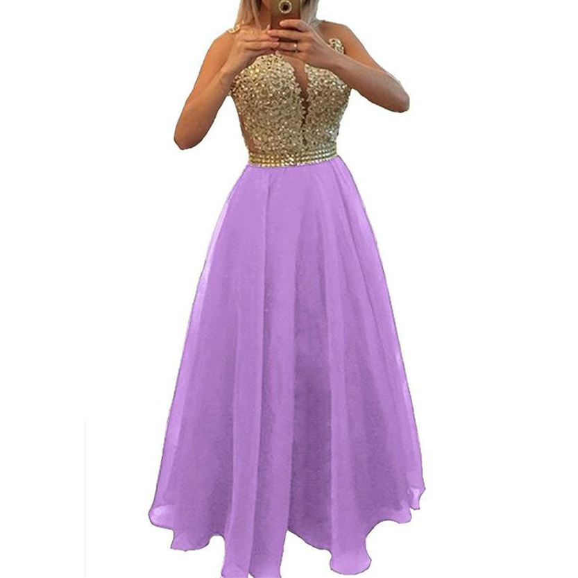 Funki Findz | Dresses | Women's Chiffon Lace Beaded Dress