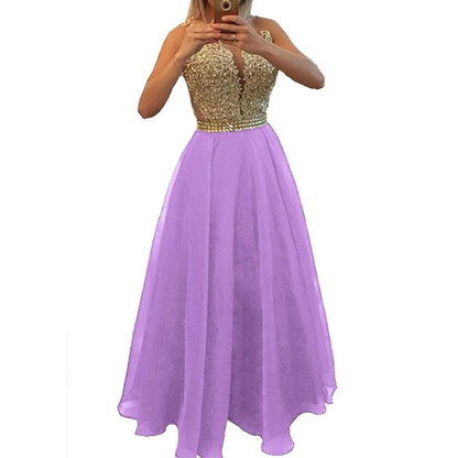 Funki Findz | Dresses | Women's Chiffon Lace Beaded Dress