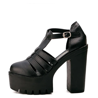 Funki Findz | Shoes | Women's Gothic Punk High Chunky Sandal