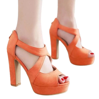 Funki Findz | Shoes | Women's Block Heel High Platform Sandal