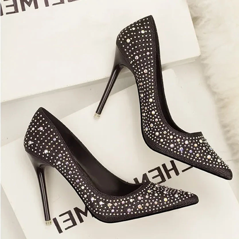 Funki Findz | Shoes | Women's Rhinestone Sparkly Prom Shoes