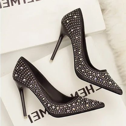 Funki Findz | Shoes | Women's Rhinestone Sparkly Prom Shoes