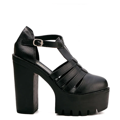 Funki Findz | Shoes | Women's Gothic Punk High Chunky Sandal