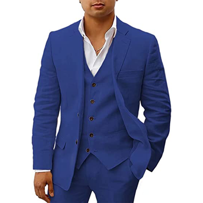 Funki Findz | Suits | Men's 3 Pcs Linen Summer Wedding Suits