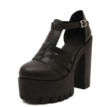 Funki Findz | Shoes | Women's Gothic Punk High Chunky Sandal