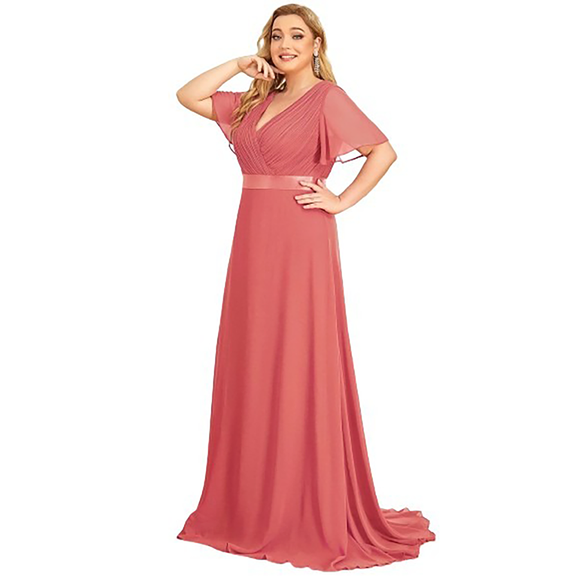 Funki Findz | Dresses | Women's Elegant Chiffon Evening Dress
