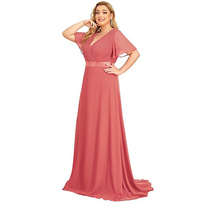 Funki Findz | Dresses | Women's Elegant Chiffon Evening Dress