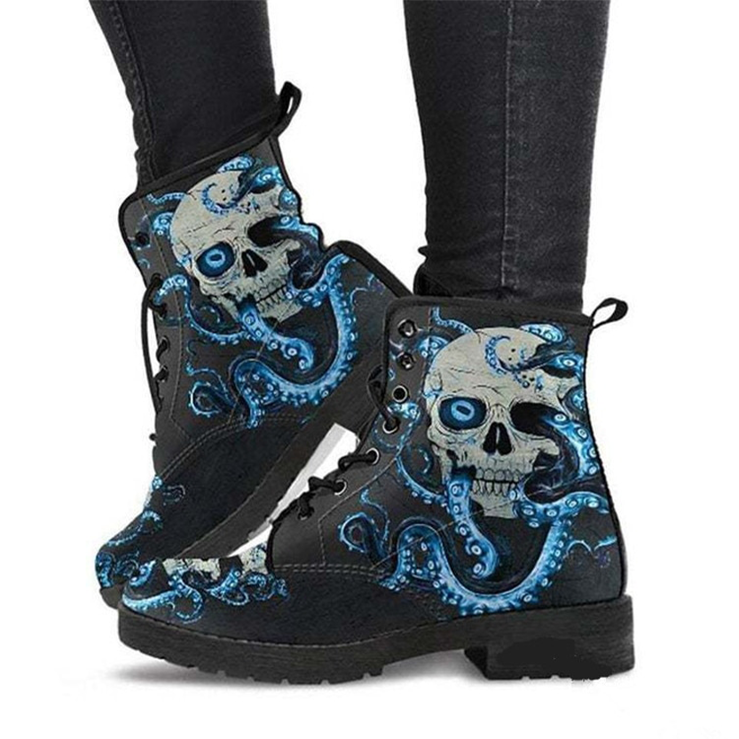 Funki Findz | Boots | Women's British Style Lace up Ankle Boots