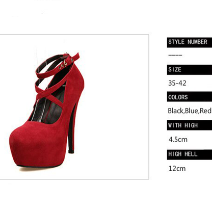 Funki Findz | Shoes | Women's Criss Cross Ankle Strap Platforms