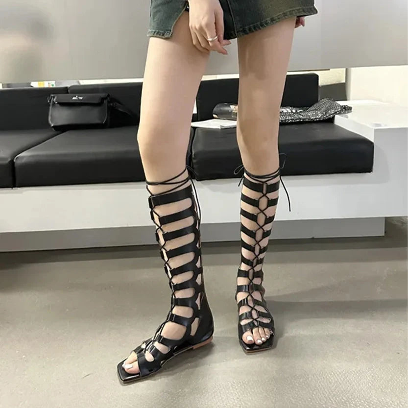 Funki Findz | Shoes | Women's Lace Up Gladiator Sandals