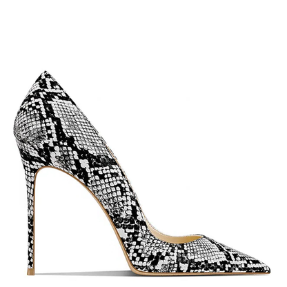 Funki Findz | Shoes | Women's Snake Skin Pattern High Stilettos