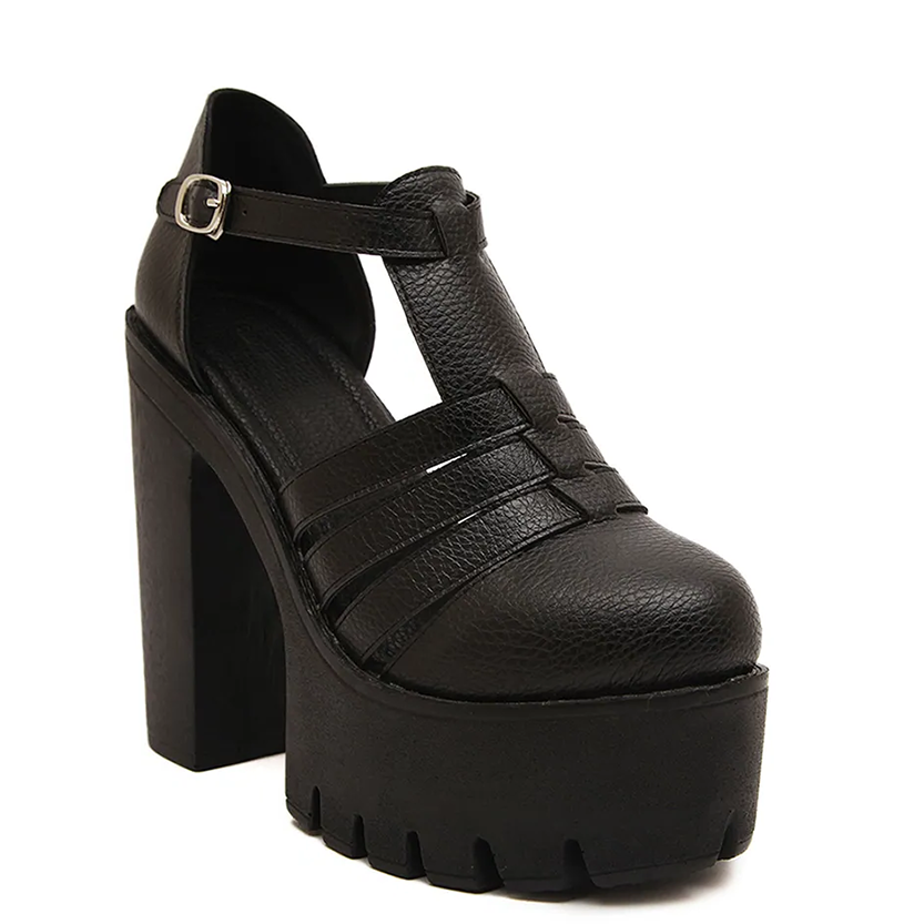 Funki Findz | Shoes | Women's Gothic Punk High Chunky Sandal