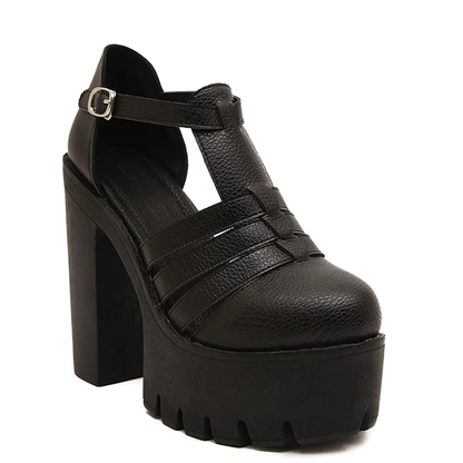 Funki Findz | Shoes | Women's Gothic Punk High Chunky Sandal