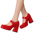 Funki Findz | Shoes | Women's Gothic Mary Jane Patent Heels