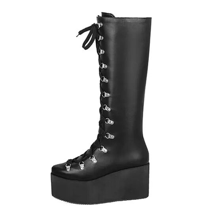 Funki Findz | Boots | Women's High Luxury Gothic Platform Boots