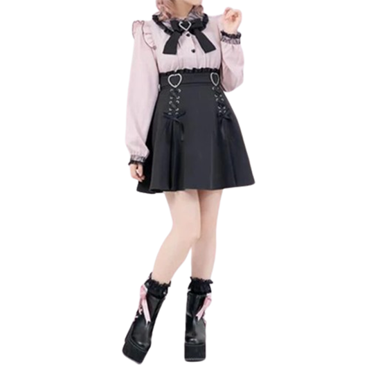 Funki Findz | Skirts | Women's High Waist Harajuku Mini Skirt