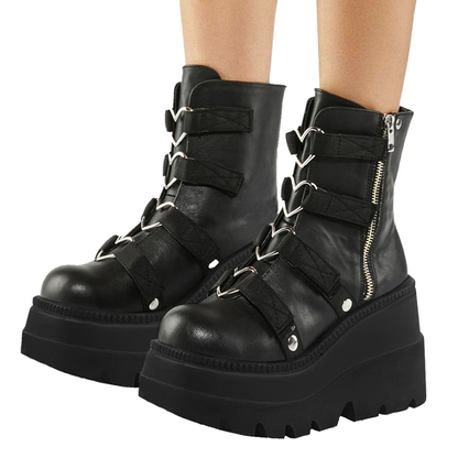 Funki Findz | Boots | Women's New Gothic Style Platform Boots