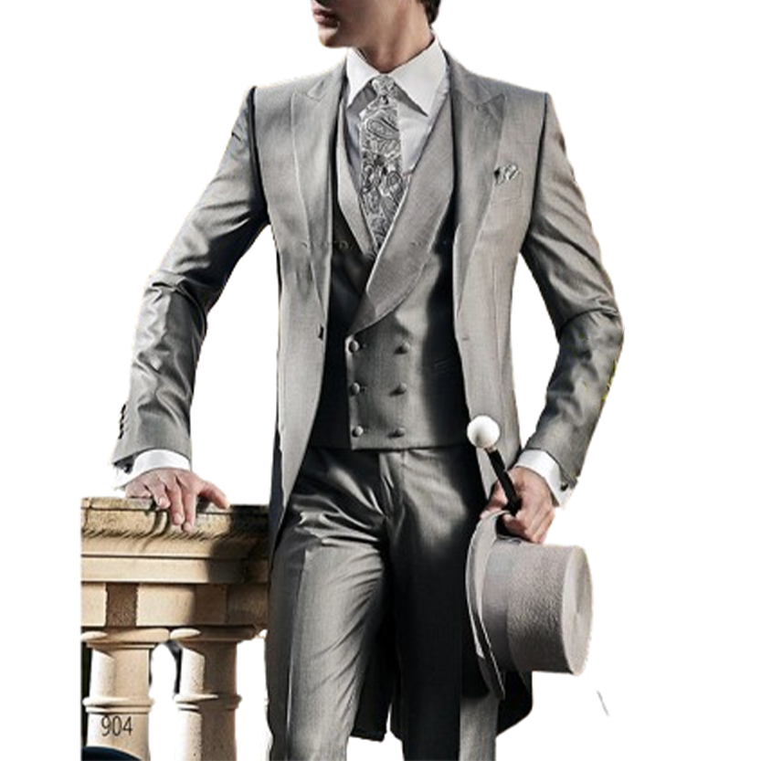 Funki Findz | Suits | Men's 3 Pcs Tailored Wedding Morning Suit