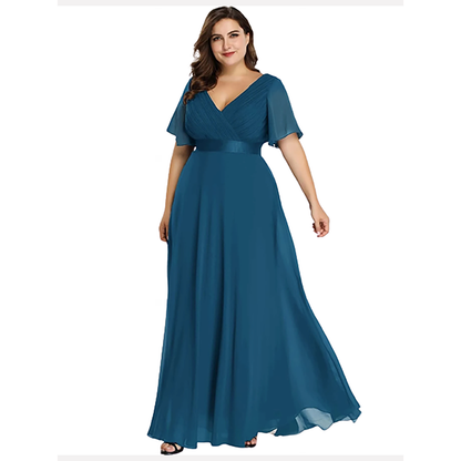 Funki Findz | Dresses | Women's Elegant Chiffon Evening Dress