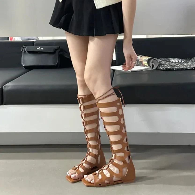 Funki Findz | Shoes | Women's Lace Up Gladiator Sandals