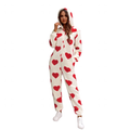 Funki Findz | Pants | Sleepwear Women's Heart Zip Up Onesee