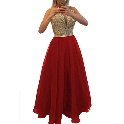 Funki Findz | Dresses | Women's Chiffon Lace Beaded Dress