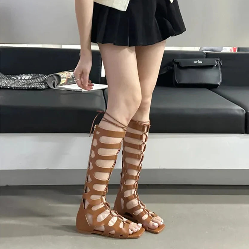 Funki Findz | Shoes | Women's Lace Up Gladiator Sandals
