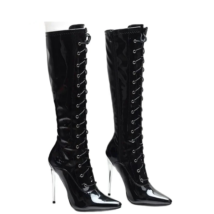 Funki Findz | Boots | Women's Super High Heel Stilettos Boots