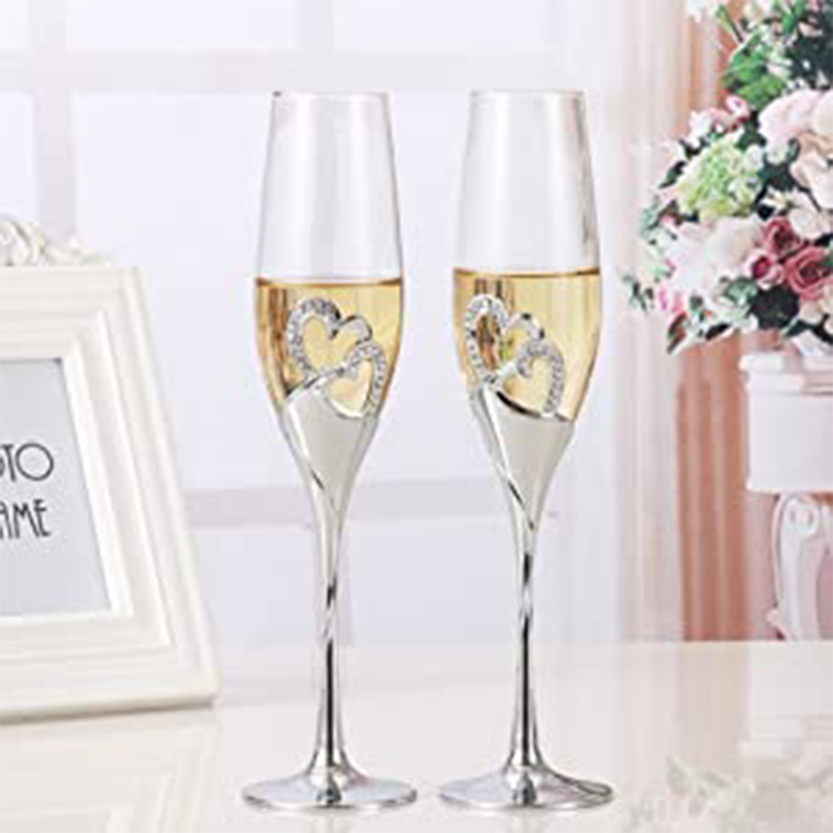 Funki Findz | Glasses | Wedding Champagne Flutes 2 Pcs Set