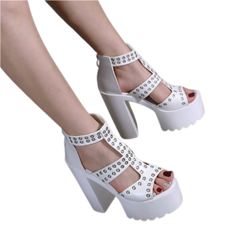 Funki Findz | Shoes | Women's Gothic Summer Platform Sandals