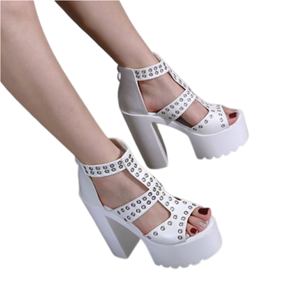 Funki Findz | Shoes | Women's Gothic Summer Platform Sandals