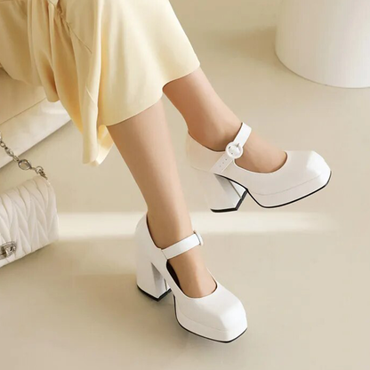 Funki Findz | Shoes | Women's Glossy High Mary Jane Platforms