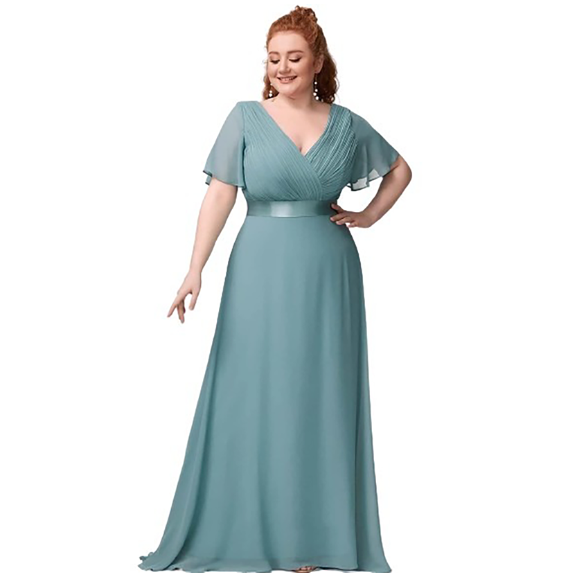 Funki Findz | Dresses | Women's Elegant Chiffon Evening Dress