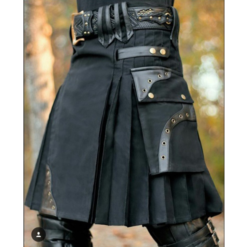Funki Findz | Skirts | Men's Steampunk Cosplay Larp Utility Kilts