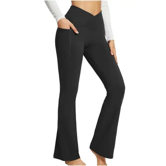 Funki Findz | Pants | Women's High Waist Yoga Flare Leggings