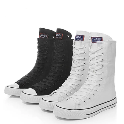 Funki Findz | Boots | Women's Men's Canvas Mid-Calf Sneakers