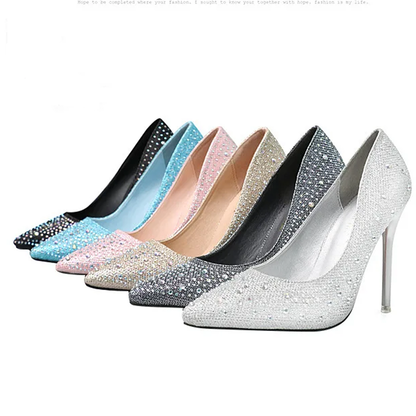Funki Findz | Shoes | Women's Rhinestone Sparkly Prom Shoes