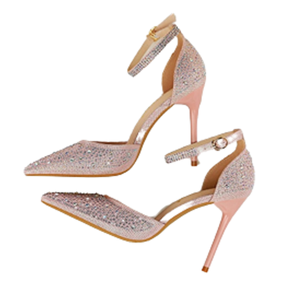 Funki Findz | Shoes | Women's Shiny Rhinestone Designer Heels
