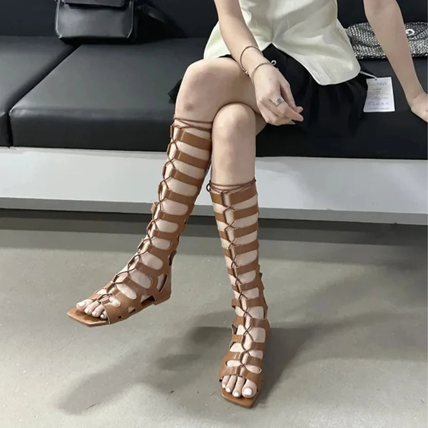 Funki Findz | Shoes | Women's Lace Up Gladiator Sandals