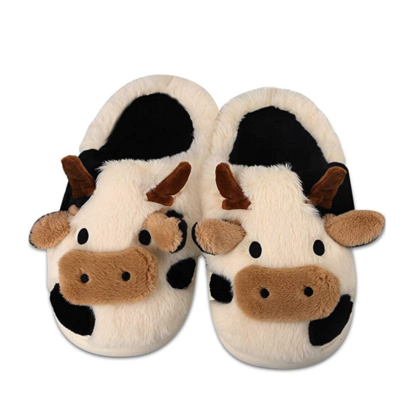 Funki Findz | Shoes | Women's Cute Soft Cow Slipper
