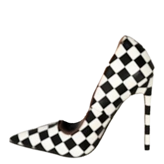 Funki Findz | Shoes | Women's Colored Checkered High Heels