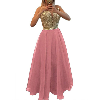 Funki Findz | Dresses | Women's Chiffon Lace Beaded Dress
