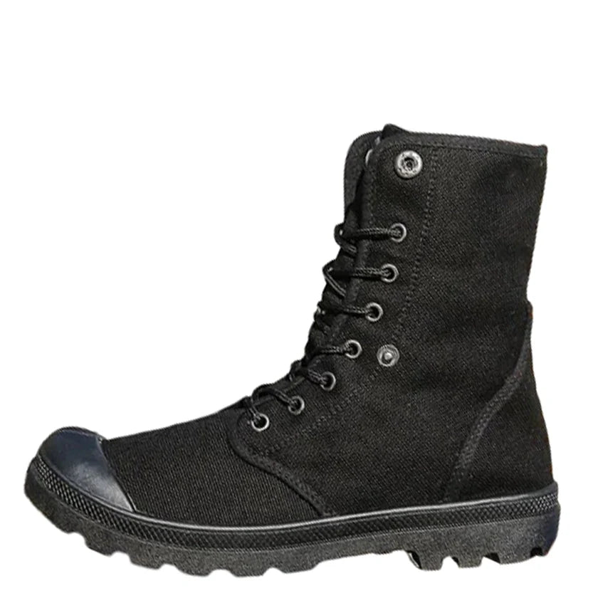 Funki Findz | Boots | Men's Canvas High Top Combat Boots