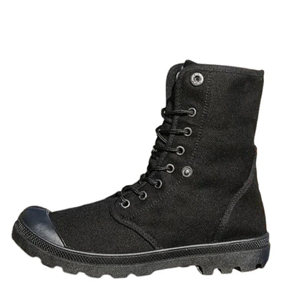 Funki Findz | Boots | Men's Canvas High Top Combat Boots