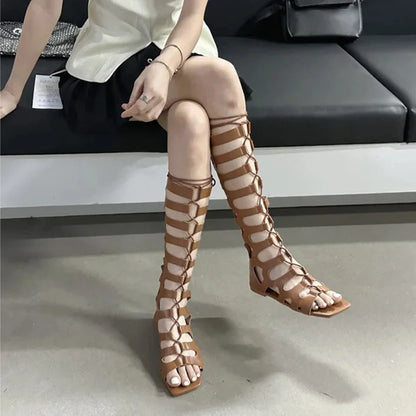 Funki Findz | Shoes | Women's Lace Up Gladiator Sandals