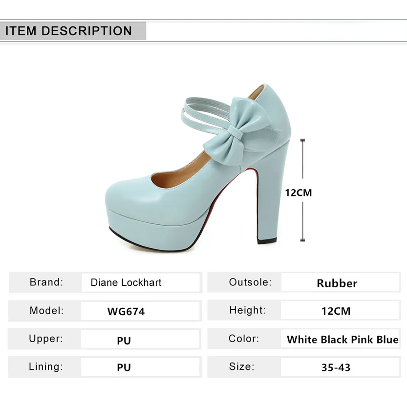 Funki Findz | Shoes | Women's Cute Ankle Bow Wedding Heels