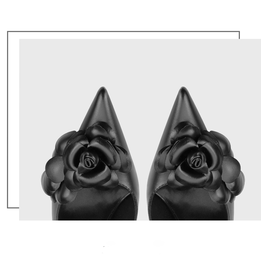 Funki Findz | Shoes | Women's Big Flower Fashion High Stilettos